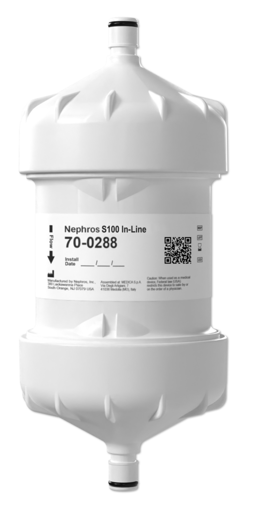 Nephros S100 in-Line Microfilter, 70-0288